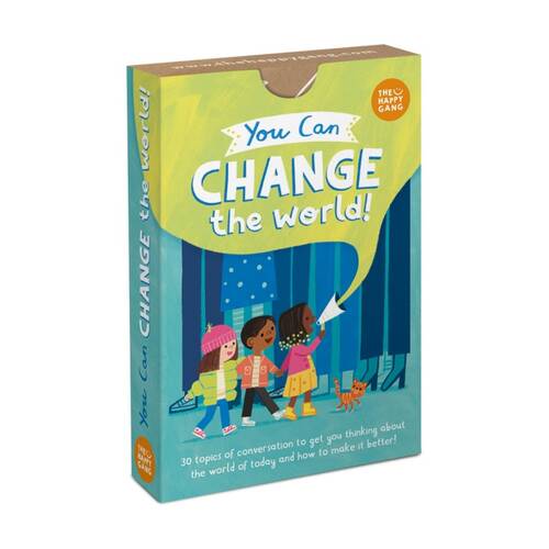 30pc The Happy Gang You Can Change World Kids Conversation Cards 8Y+