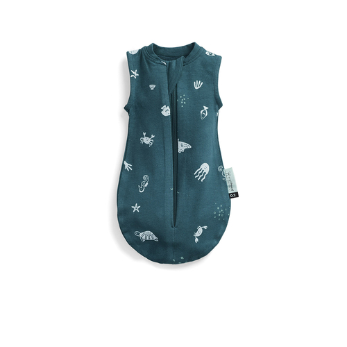 Ergopouch Baby Doll Sleeping Bag Tog 0.2 Size Large Ocean