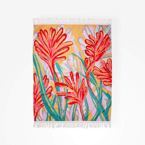 Rayell Canvas Throw Blanket Blissful Blossom Original 130x170cm
