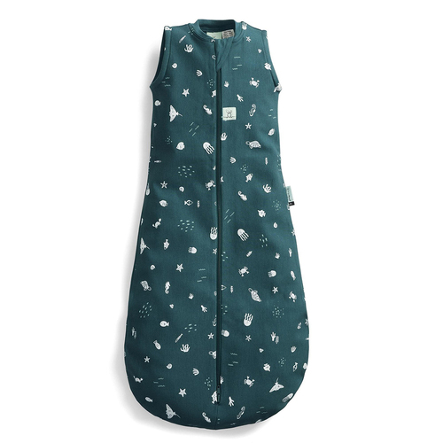 Ergopouch Baby Jersey Sleeping Bag Tog 0.2 Size 3-12 Months Ocean