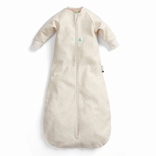 Ergopouch Baby Jersey Bag Long Sleeve Tog 1.0 Size 3-12m Oatmeal Marle