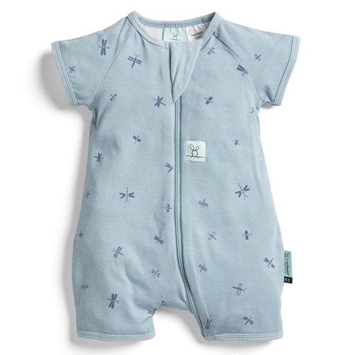 Ergopouch Baby Layers Short Sleeve  Tog 0.2 Size 00-00 Dragonflies