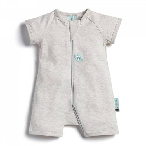 Ergo Pouch Layers Short Sleeve TOG: 0.2 Size: 3-6 Months - Grey Marle