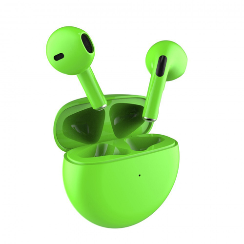 Laser Kids Glow in the Dark TWS Wireless Bluetooth Earphones - Green