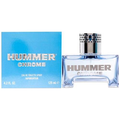  Hummer Chrome Men Fragrance EDT Eau de Toilette Spray Bottle 125ml