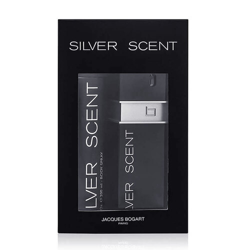 2pc Jacques Bogart Silver Scent 100ml EDT Fragrance w/ 200ml Body Spray Set