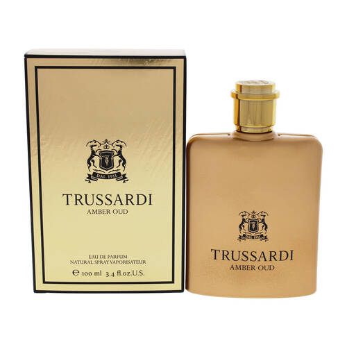 Trussardi Amber Oud Eau De Parfum for Men's 100ml - Gold
