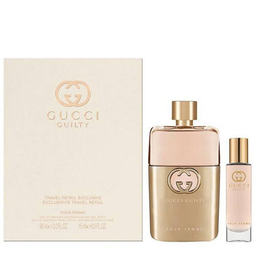 2pc Gucci Guilty Femme 90ml EDP 15ml Travel Spray EDP Set