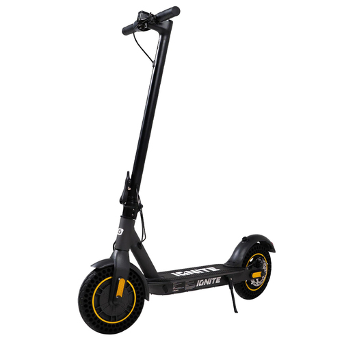 Ignite Tron Adult Electric Scooter Black/Yellow 13+ 