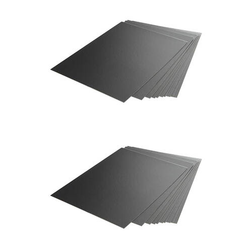 2x 10pc Essdee China Clay Coated Scraperboard Artistic Medium 10x15cm Black
