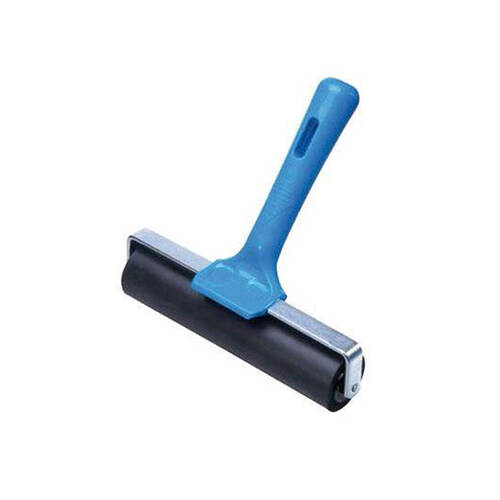 Essdee Soft Rubber Hanging Handle Printmaking Art Ink Roller 100mm Blue