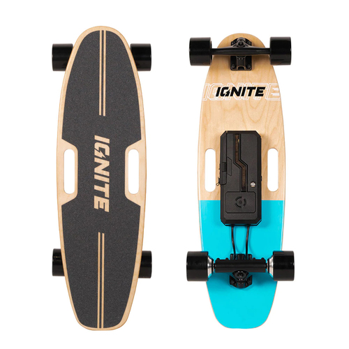 Ignite Cruiser Electric Skateboard Surf Black/Blue 15+ 