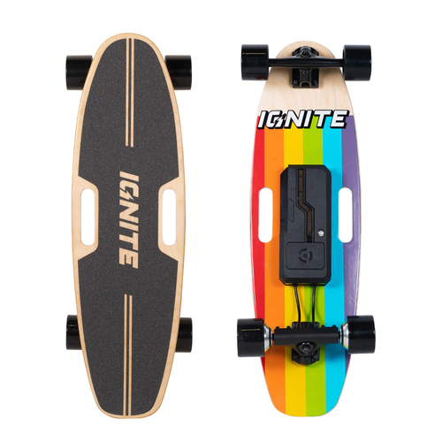Ignite Cruiser Electric Skateboard Rainbow 15+ 