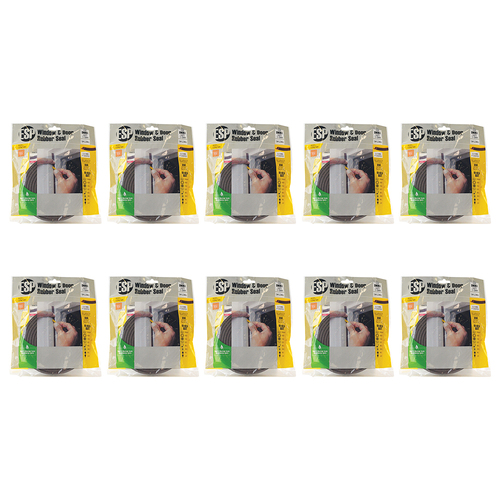 10PK ESP Window & Door Rubber P-Shaped Weather Seal Brown Kitchen DIY 6x9mm