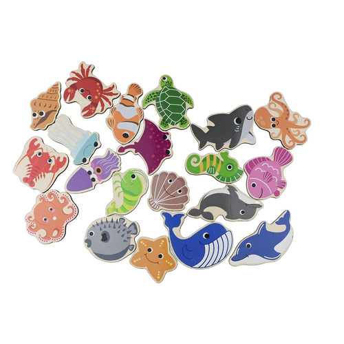 20pc Koala Dream Fridge Friends Magnetic Sea Creatures Ocean Wonders 3y+