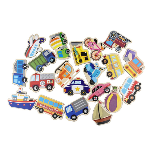20pc Koala Dream Fridge Friends Magnetic Transport Vehicles 3y+