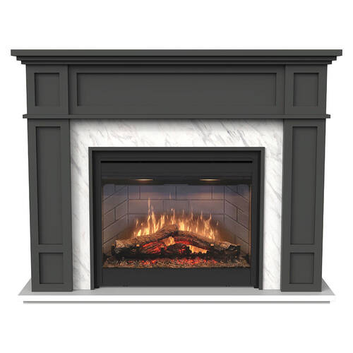 Eltham 2kW Mantle w/26'' LED Firebox