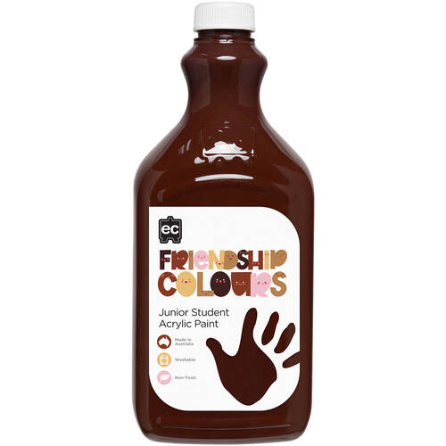 Educational Colours Friendship Skin Tone Colour Acrylic Paint 2L Espresso