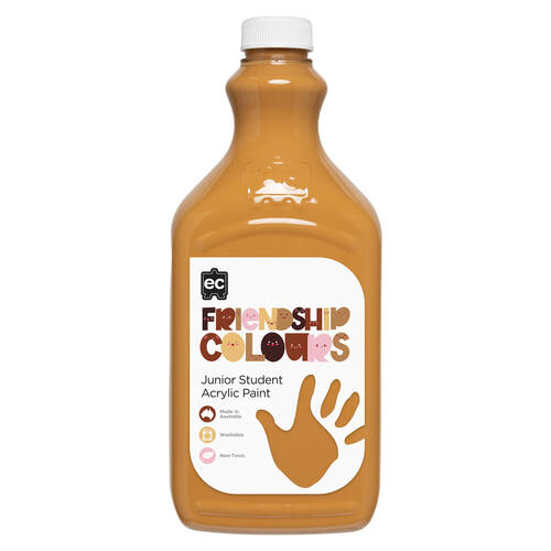 Educational Colours Friendship Skin Tone Colour Acrylic Paint 2L Honey