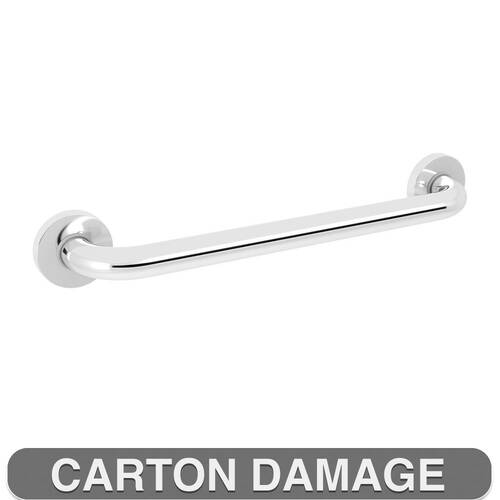 Evekare Concealed Flange Grab Rail 450 x 32mm Stainless Steel