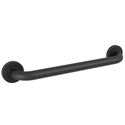 Evekare Concealed Flange Grab Rail 450 x 32mm Stainless Steel  Matte Black