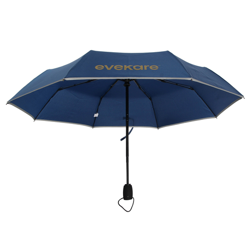 Evekare 112cm Auto Open & Close Umbrella Blue