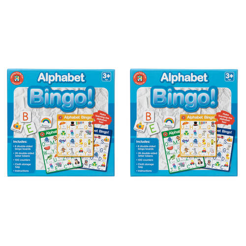 2PK Learning Can Be Fun Alphabet Bingo Educational Childrens Toy 3y+