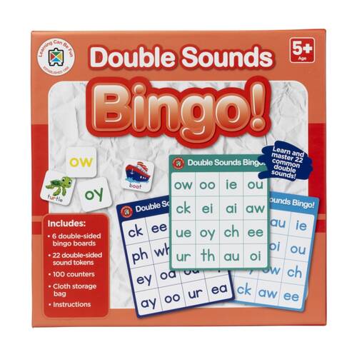 Learning Can Be Fun Double Sounds Bingo Digraphs Phonics Game Educational 5y+