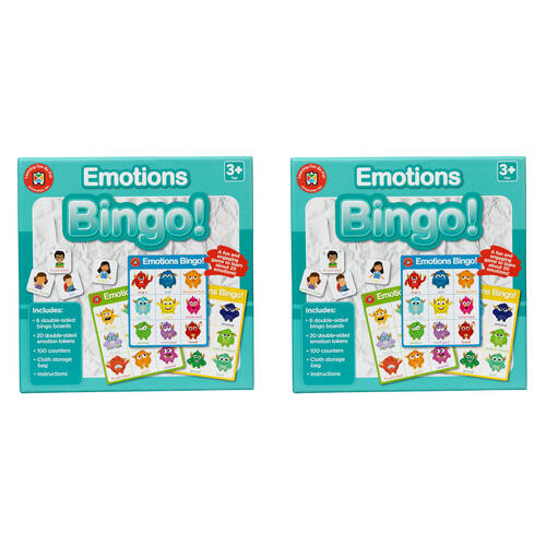 2PK Learning Can Be Fun Emotions Bingo Educational Childrens Toy 3y+