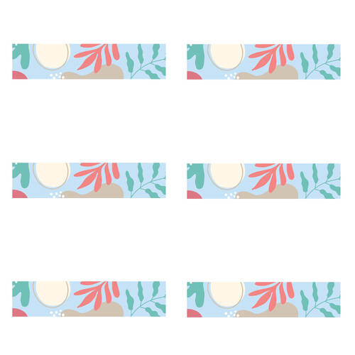 6x 12pc Learning Can Be Fun Growing Minds Border Pack 90cm x 7.5cm