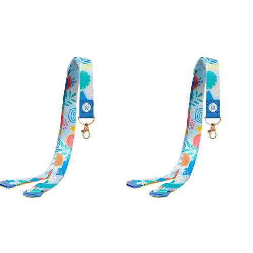 2PK Learning Can Be Fun Growing Minds Teacher ID/Keys Lanyard 42cm