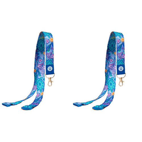 2PK Learning Can Be Fun Ocean Country Teacher ID/Keys Lanyard 42cm