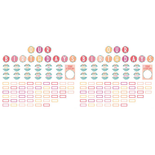2x 73pc Learning Can Be Fun Birthday Bulletin Board Set Sacred Country