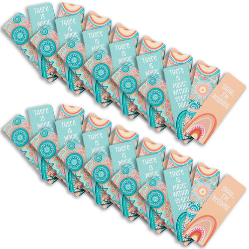 12x 32pc Learning Can Be Fun Sacred Country First Nations Bookmarks 15x5cm