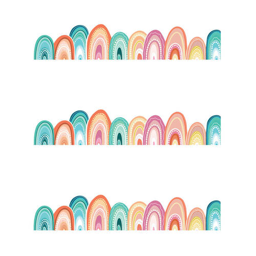 3x 12pc Learning Can Be Fun Sacred Country Die-Cut Border Pack 90 x 8.5cm