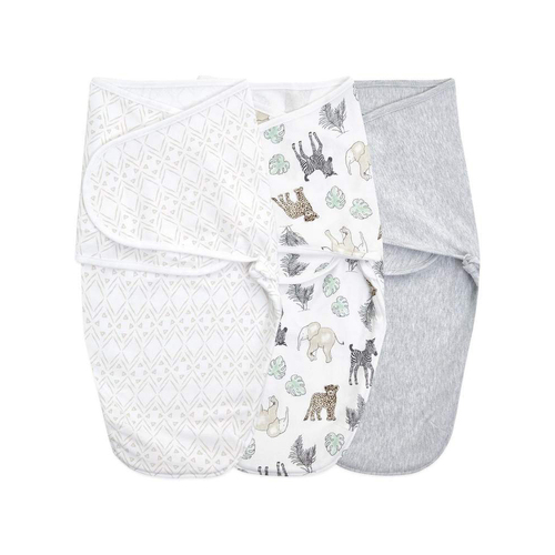 3pc Aden & Anais Essentials Wrap Swaddle Toile Size 0-3m