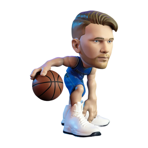NBA Basketball Luka Doncic Dallas Mavs Blue Jersey Minis Figure Toy 6in
