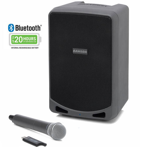 Samson Expedition XP106w PA/Amp Bluetooth 20hrs Wireless Speaker System & Mic