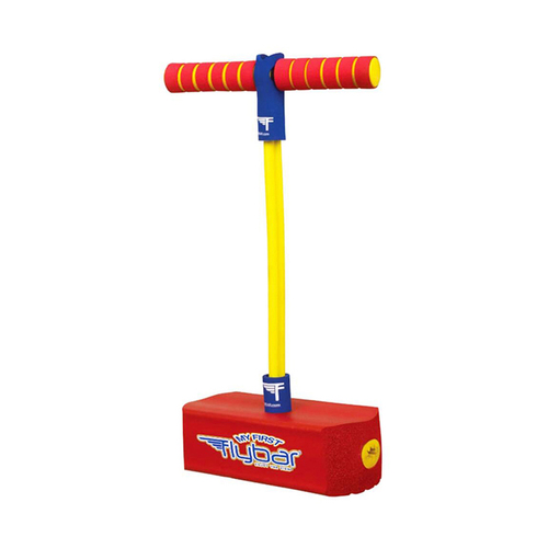 Flybar Jump & Squeak Pogo Kids Bounce Toy 3y+ Red