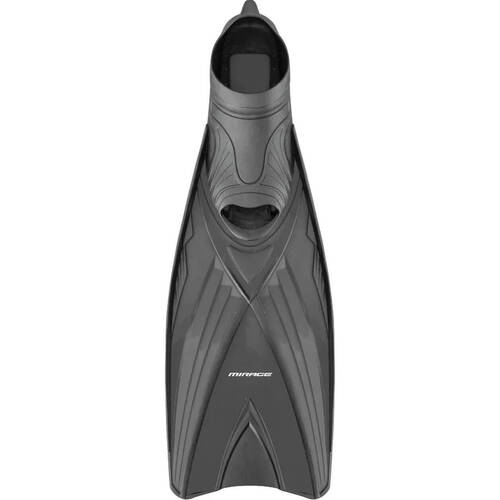 Mirage Fathom Snorkelling/Spearfishing Dive Flipper Fins Medium Black