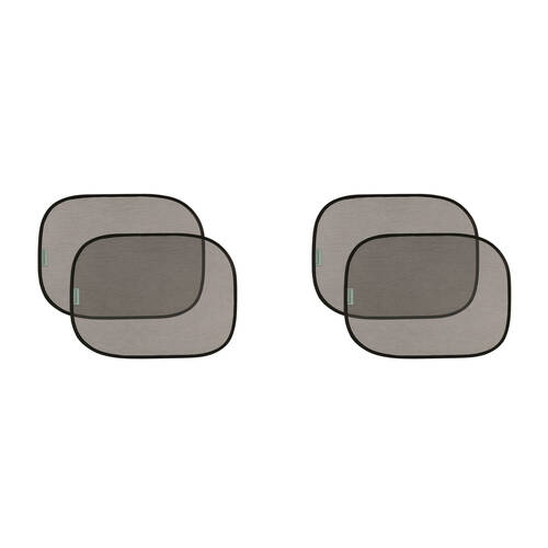 2x 2pc Dreambaby Insta-Cling Car Shades Kids Sun Protection - Black