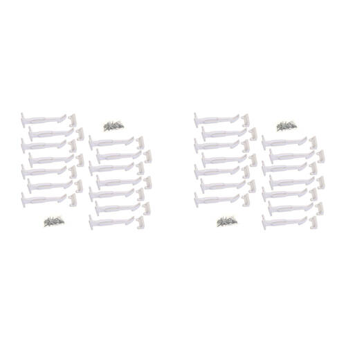 2x 14pc Dreambaby Durable Safety Catches Child Cabinet/Drawer Locks
