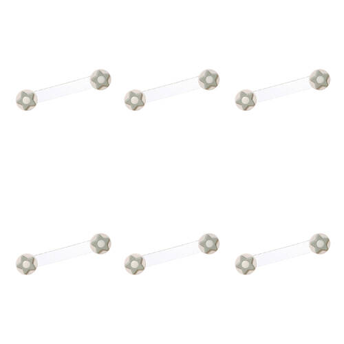 6PK Dreambaby General Purpose Latch Child Cupboard/Cabinet Lock