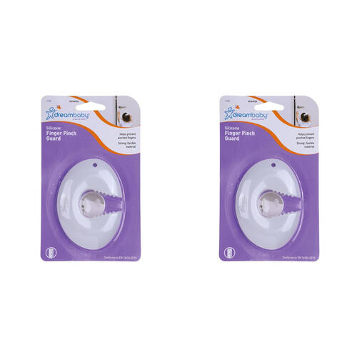 2PK Dreambaby Silicone Finger Pinch Guard Child Proof Door Stopper