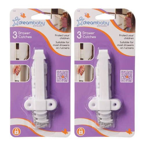 6pc Dreambaby Baby Safety Drawer Catches