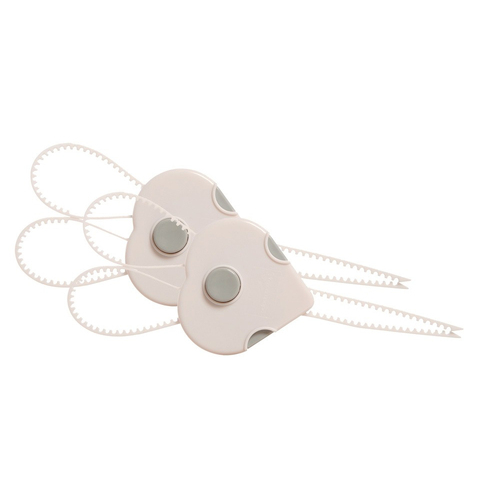 2pc Dreambaby 20cm Safety Flexi-Locks For D-Shaped Cabinet/Cupboard Handle Assorted