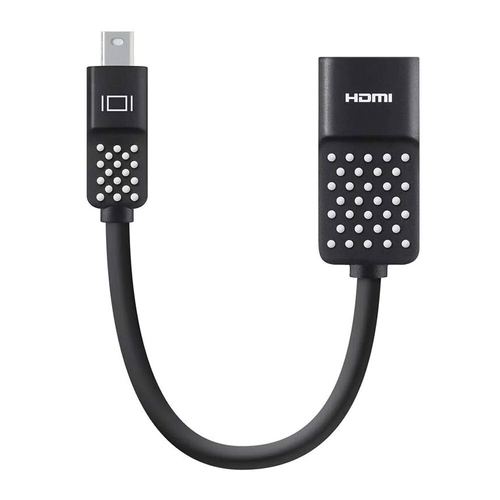 Belkin Mini DisplayPort to HDMI Adapter 4K Connector - Black