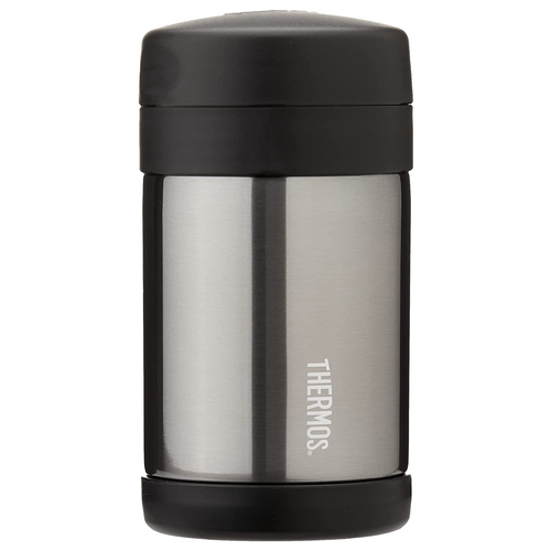 Thermos 470ml Funtainer Vacuum Insulated Food Jar w/ Spoon Charcoal