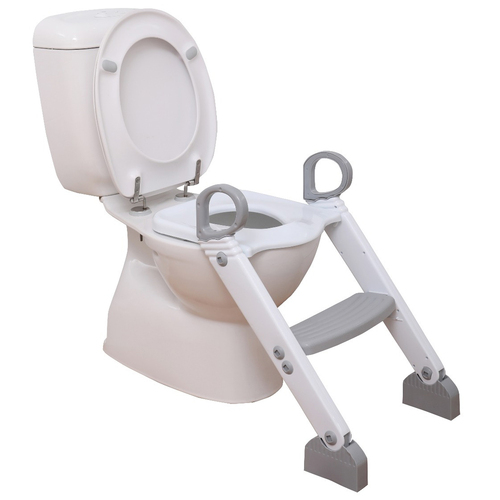 Dreambaby Step-Up Toilet Topper Stool Seat Grey/White 18m+