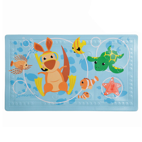 Dreambaby Watch Your Step 40x70cm Anti-Slip Bath Mat 12m+